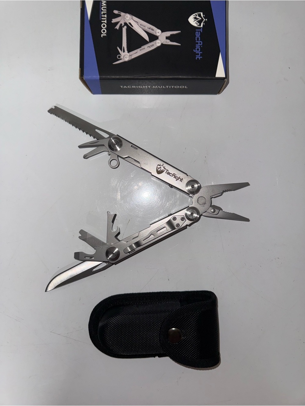 TacRight Silver Multitool - Compact Men’s Accessory multitool brand - Picture 6 of 7